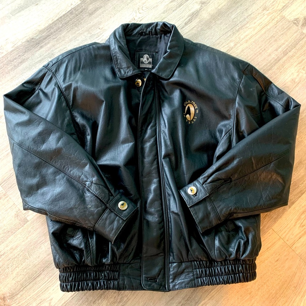 Authentic STAR TREK 30 Year Anniversary leather jacket size extra large
